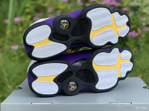 1st Kicks Air Jordan 13 414571-105 Lakers 0607